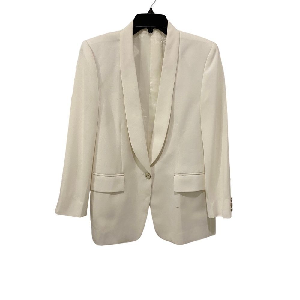 Elegant White Women's Blazer